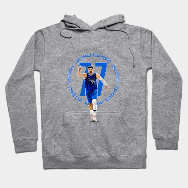 Luka Dončic Hoodie by islandersgraphics